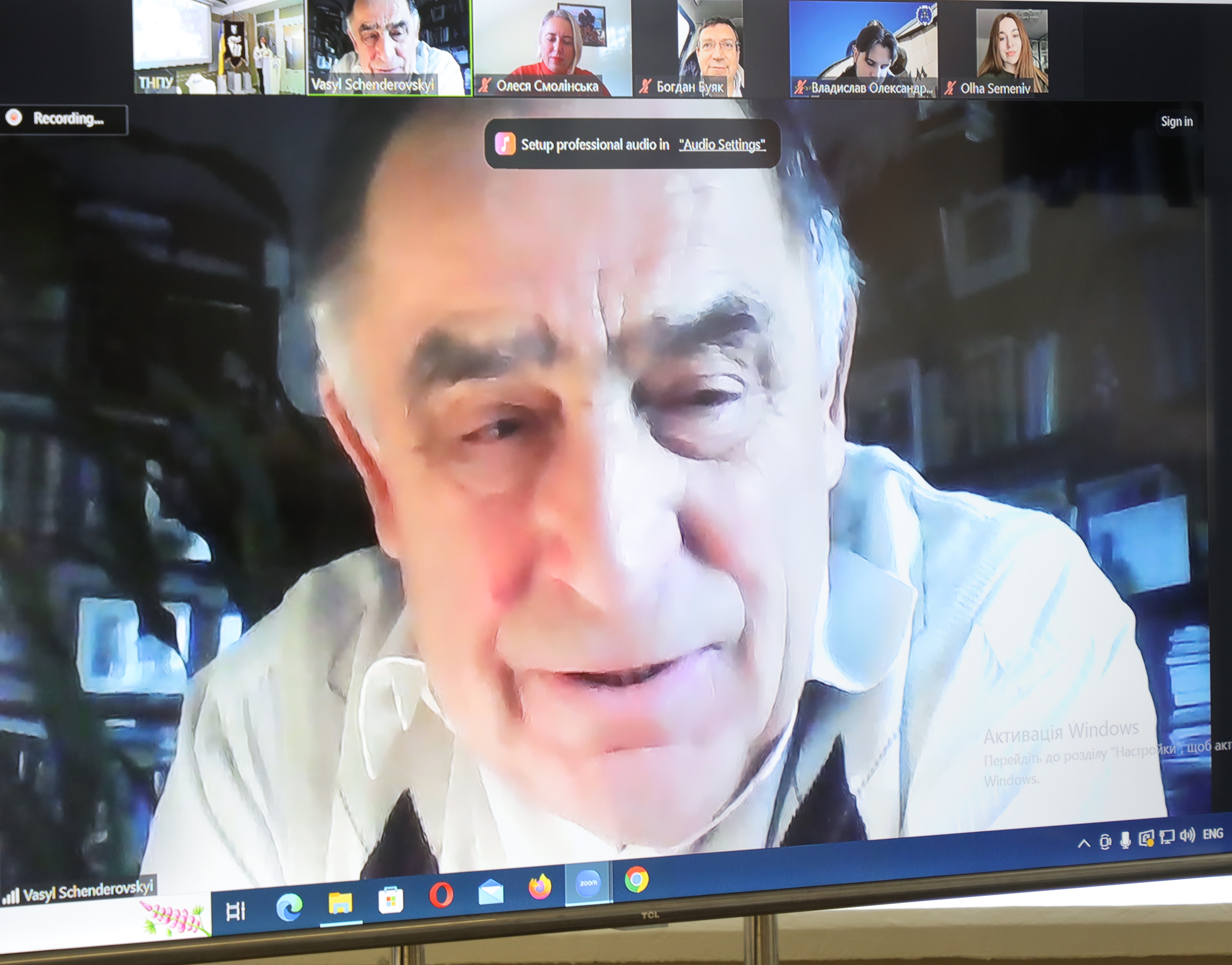 Натхненник конференції - проф. Василь Андрійович Шендеровський